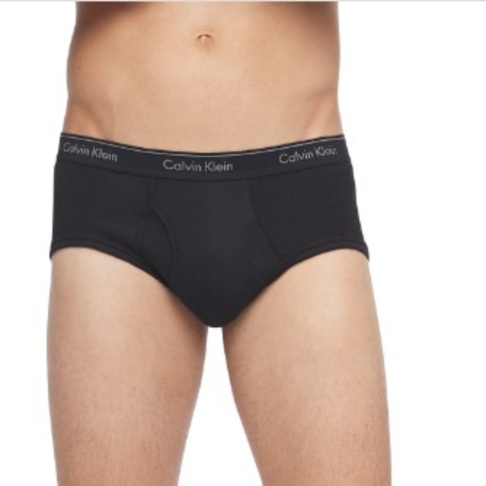 Calvin Klein Cotton Classic Brief 4 Pack 100% Cotton Black XL 40-42 New